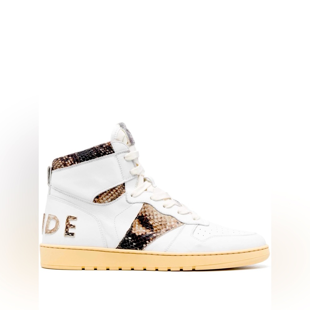 RHUDE Paneled High Top Sneakers | USED